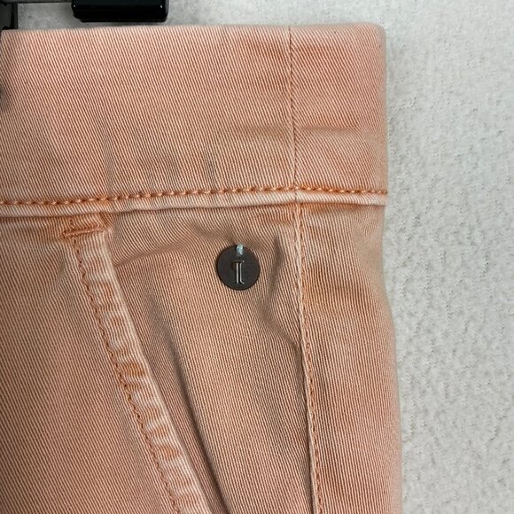 Pilcro&The Letterpress Anthropologie Hyphen Jean Pant Women 28 Peach Mauve Denim - Picture 6 of 16